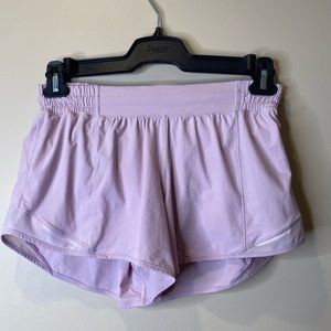 Size 8 pink lululemon shorts